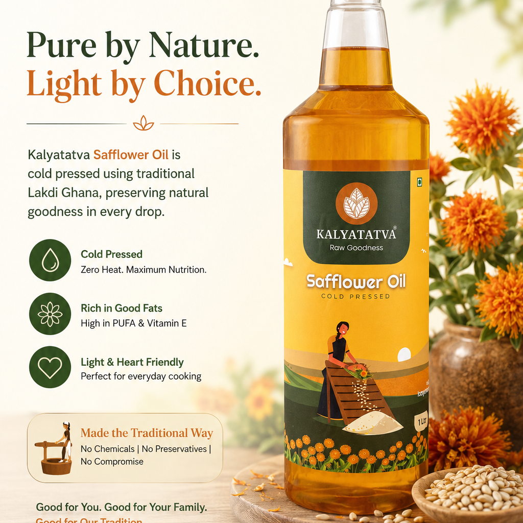 Safflower Oil (Kardai Oil) – Benefits, Uses & Why You Should Switch