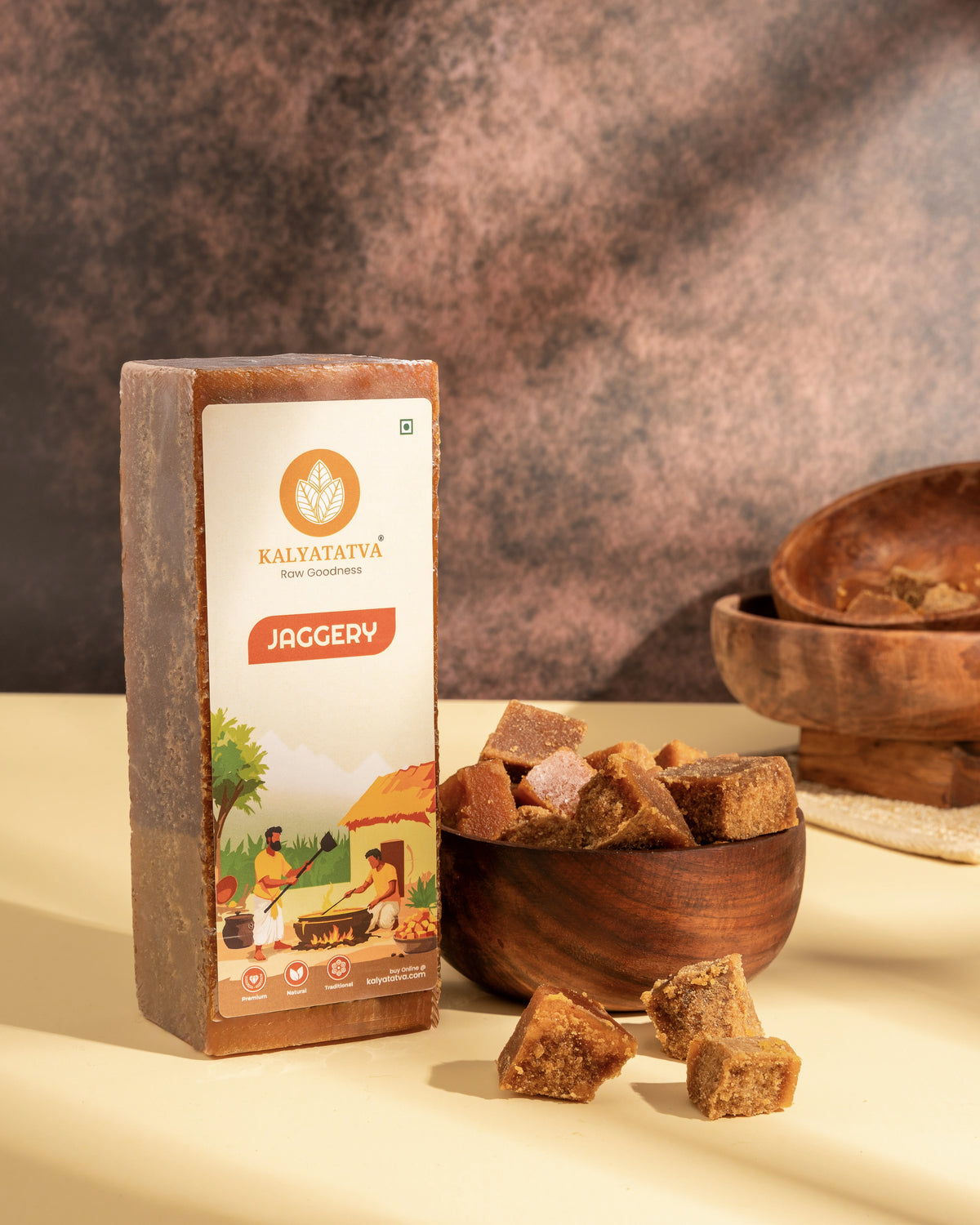 Block Jeggery Jaggery Block | Natural & Chemical Free – Kalyatatva