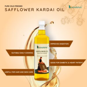 Organic Safflower Kardai Oil 1L (2)