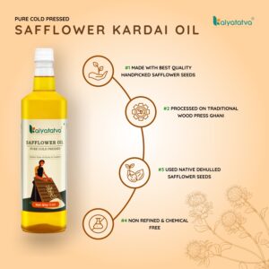 Organic Safflower Kardai Oil 1L (4)