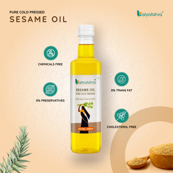 Organic Sesame Oil 500ml
